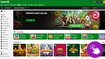 Bets10 Bölümleri ve Oyunları