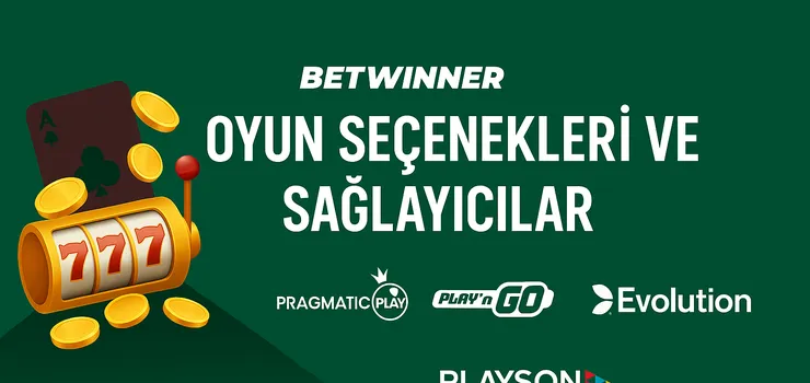 Betwinner Casino oyun sağlayıcıları