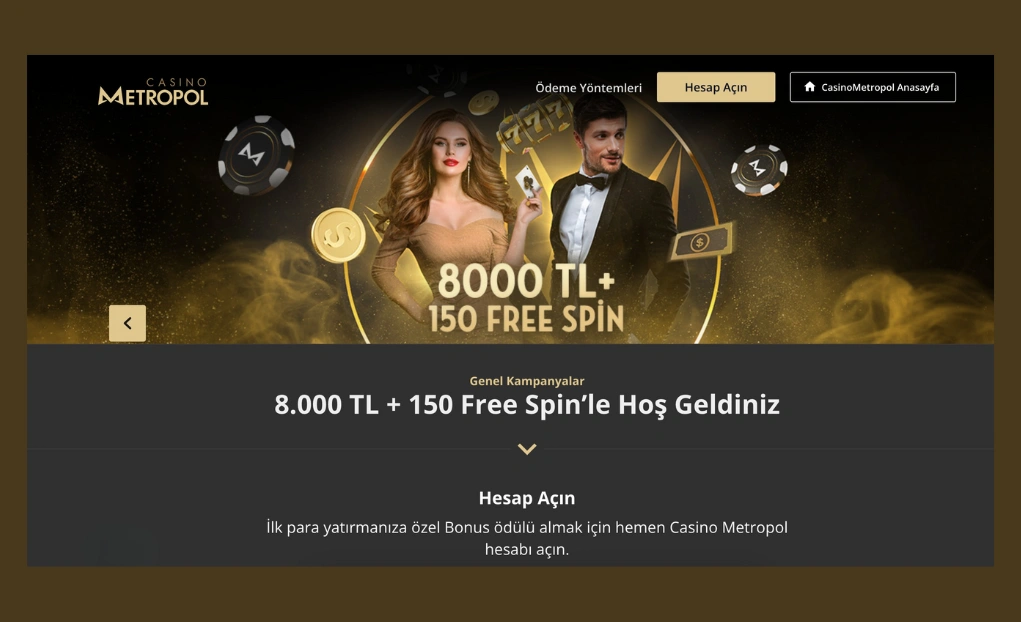 Casino Metropol anasayfa